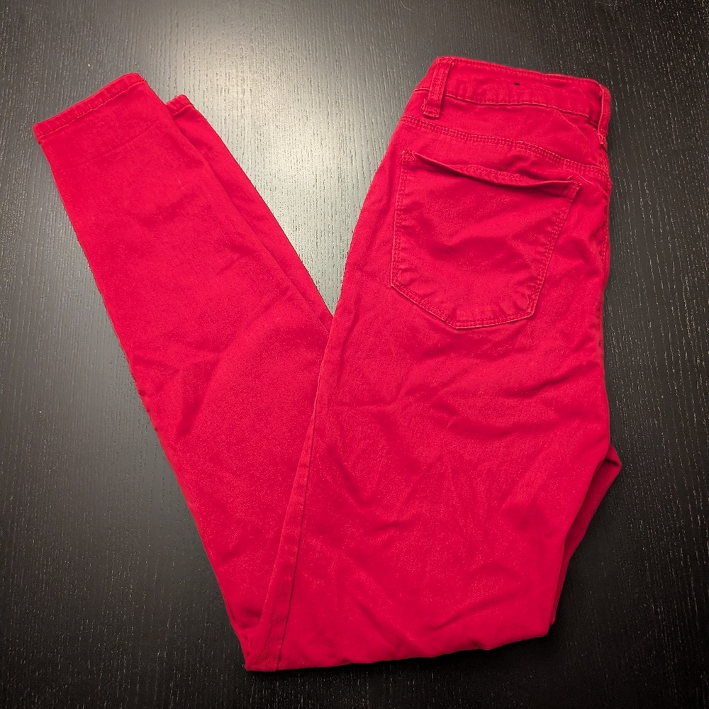 3 For $18 Rue21 Bold Scarlet Denim - Picture 2 of 6
